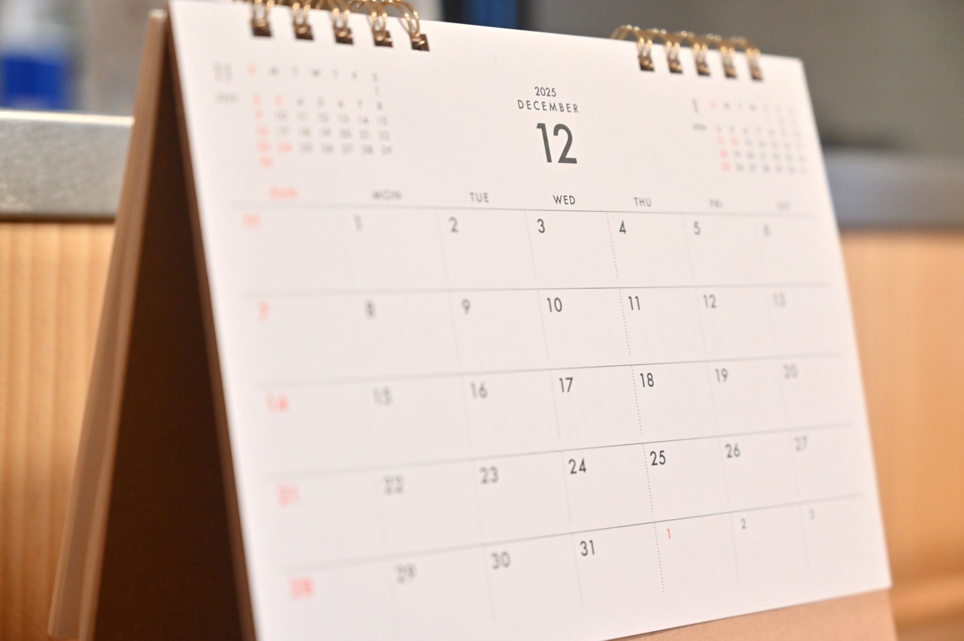 卓上カレンダー